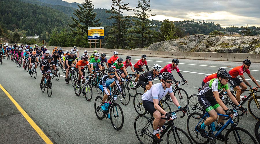 granfondo whistler cyclists