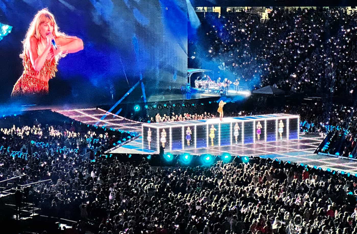 Taylor Swift at an Eras tour
