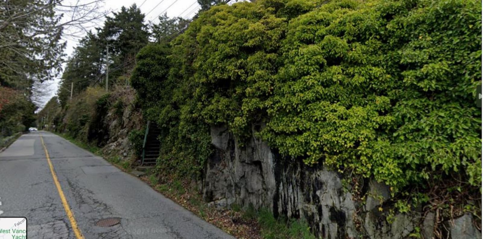 Proposed driveway on marine drive in West Vancouver
