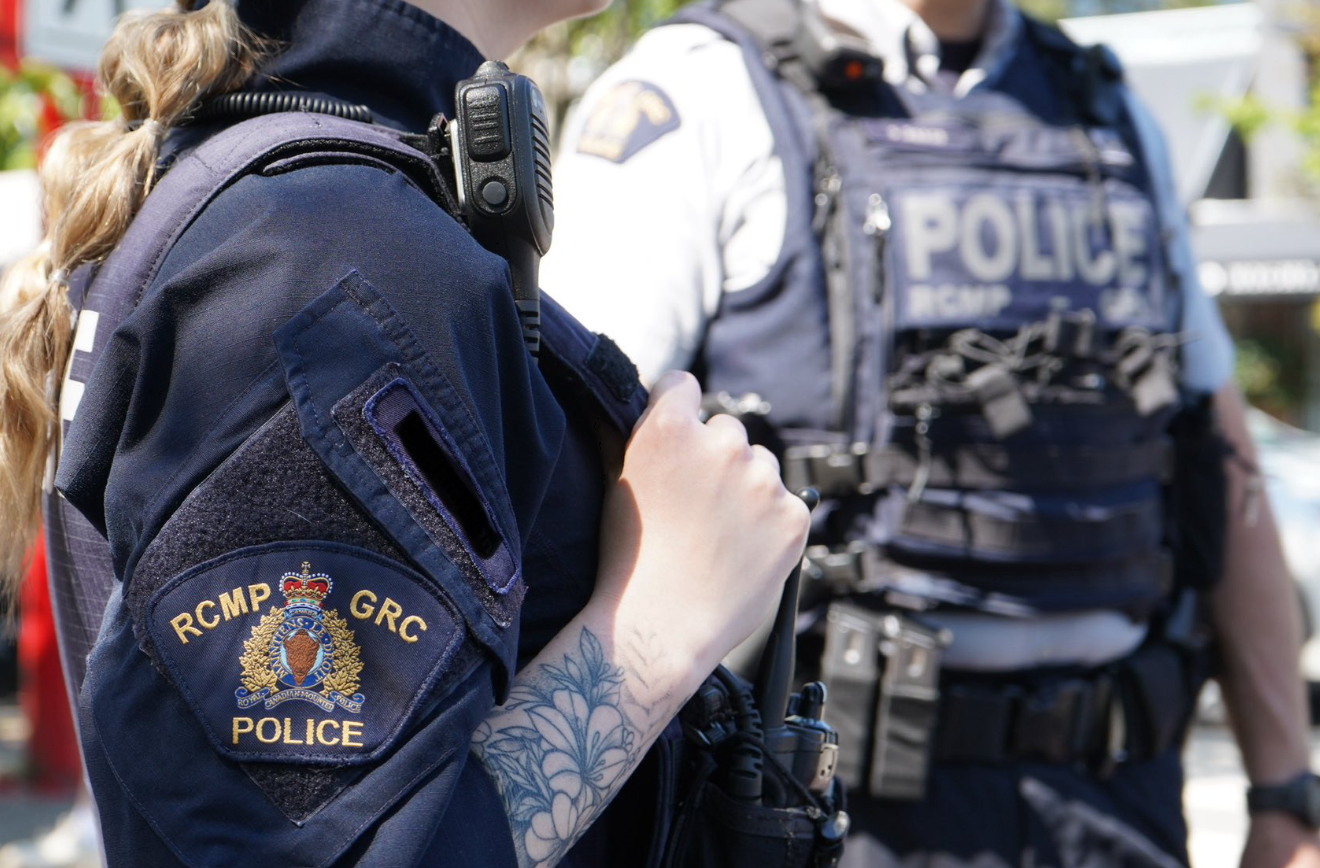 Police officers in North Vancouver