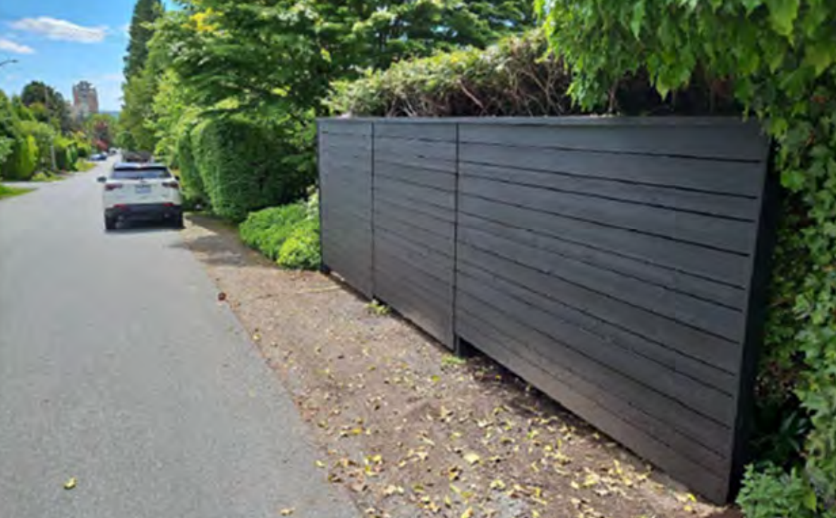 Illegal fence