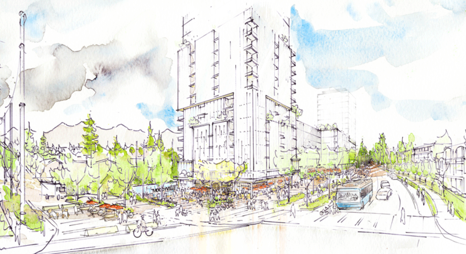 Moodyville Development rendering.