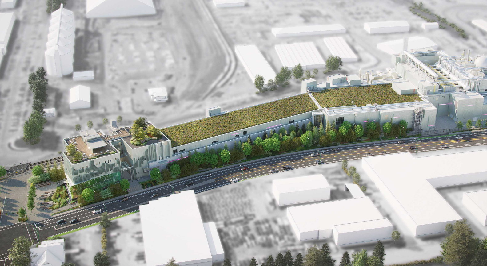 North shore wastewater treatment plant.
