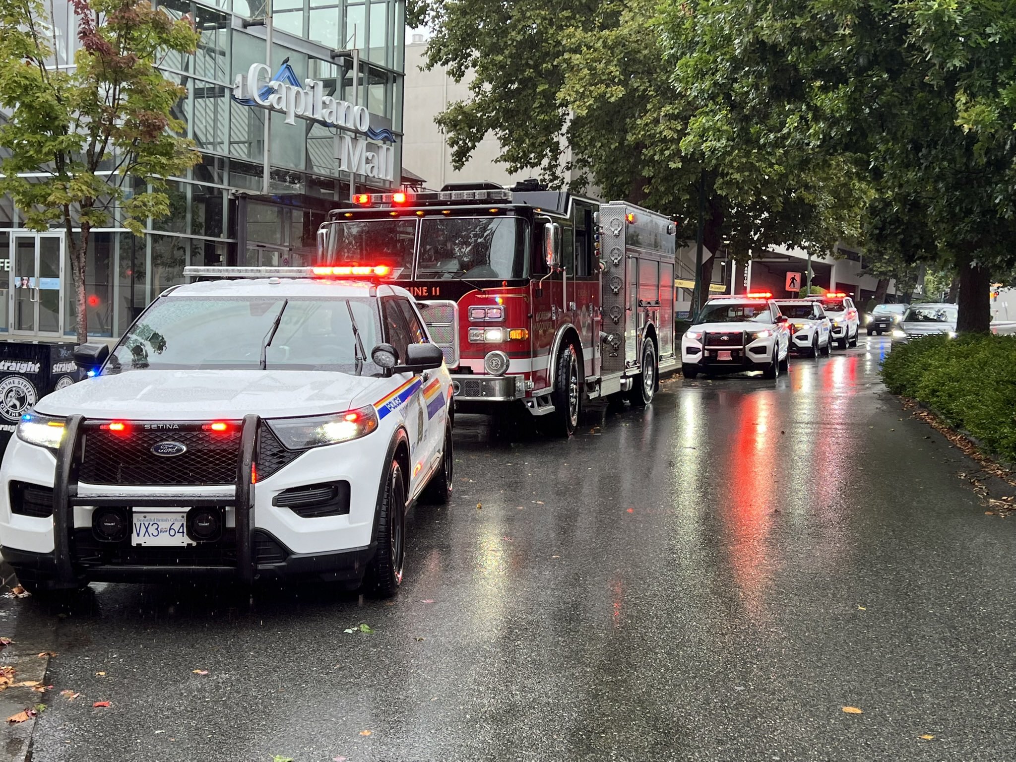 North van rcmp car