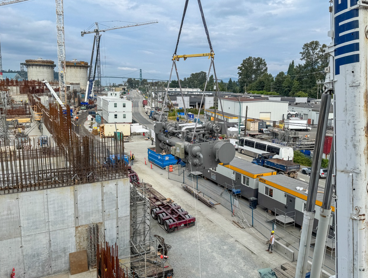 North Shore Wastewater treatment plant.